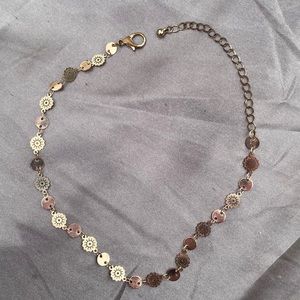 Gold & Silver Detailed Choker